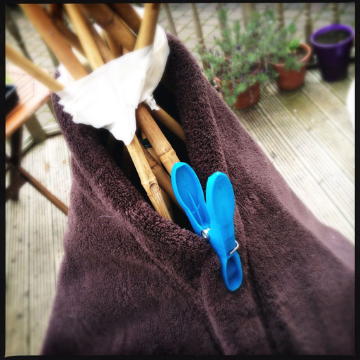 Use blankets to cover your den and secure with pegs Use blankets to cover your den and secure with pegs