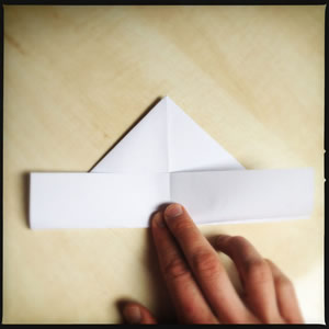 Fold up the flap on the other side Fold up the flap on the other side