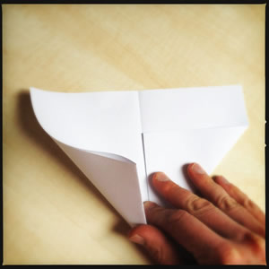 Fold in the corners Fold in the corners