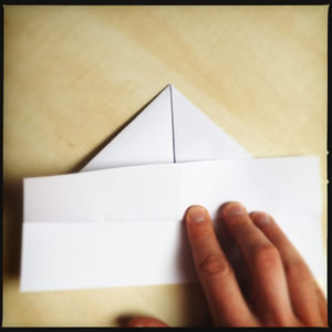 Fold up the flap facing you Fold up the flap facing you