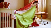 Indoor Den Making - don't worry about the mess!
