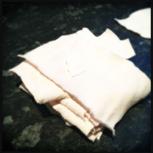 Char cloth squares Char cloth squares